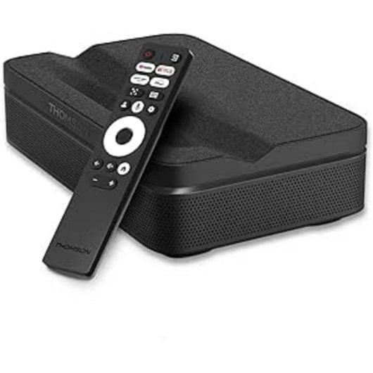 Projecteur Thomson Sirius 1080p 600 Lumens Laser DLP PG55B Google TV Batterie HDR10+ Dolby Audio Autofocus
