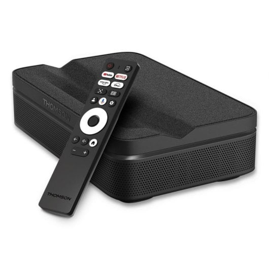 Projecteur Thomson Sirius PG55B 4K 600 Lumens 100" Laser DLP Google TV Portable Ultra Courte Focale