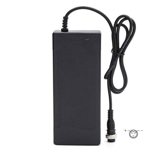 Ladegerät für E-Scooter F10mobility Ausgang 24V Anschluss GX16 3 Pins Weiblich 12mm