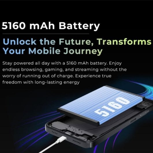 Smartphone HOTWAV Note 15 4GB RAM 64GB Android 14 13MP 5160mAh 4G