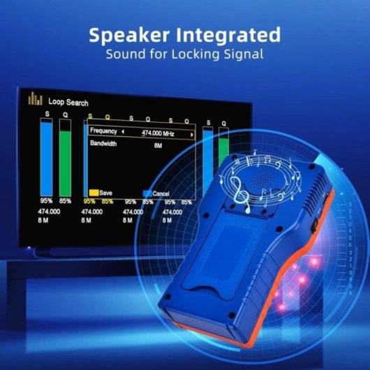 Localizador V8 Finder Pro GT Media pantalla 4,3" LCD con soporte DVB?S2X/H.265