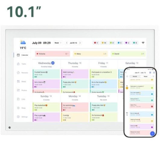Calendário Tabwee P10 10.1" 2GB+32GB IPS Tátil
