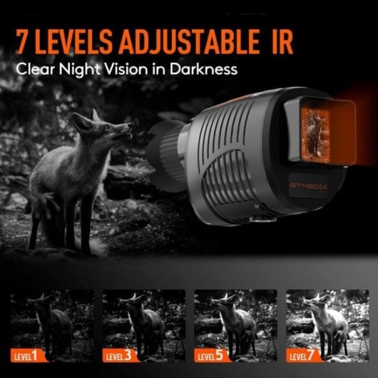 Monocular Vision Nocturna 1.54" HD 5X Zoom 984 ft IR 850nm