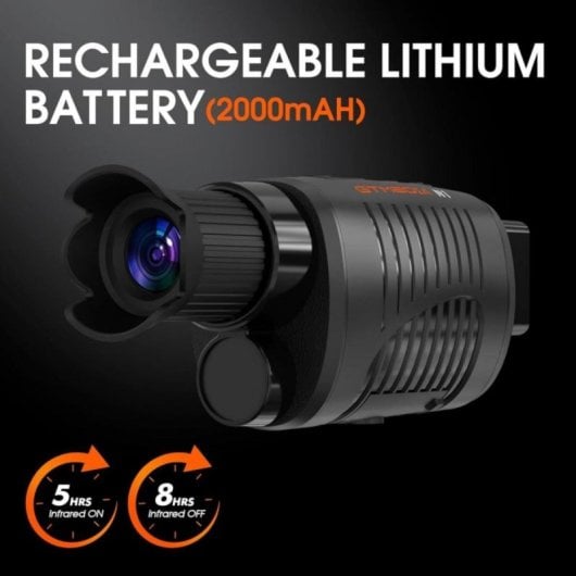 Monocular Vision Nocturna 1.54" HD 5X Zoom 984 ft IR 850nm