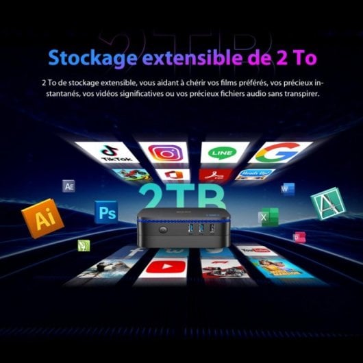 PC Sobremesa Blackview MP60 Intel Alder Lake N95 16GB 512GB SSD WiFi 2x HDMI 2x USB 3.0