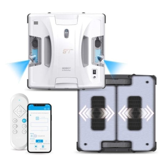 Robot Aspirador Hobot S7 PRO con mopa motorizada y doble pulverizador