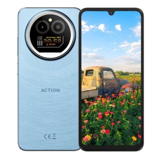 Smartphone IIIF150 Action A5 Pro 3 Go RAM 256 Go 6,88" 4G Double SIM 5100 mAh Android 15 Bleu