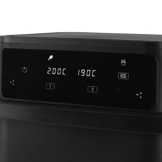 Heißluftfritteuse HKoenig Fry960 10L 2400W Touchscreen Doppelkammer