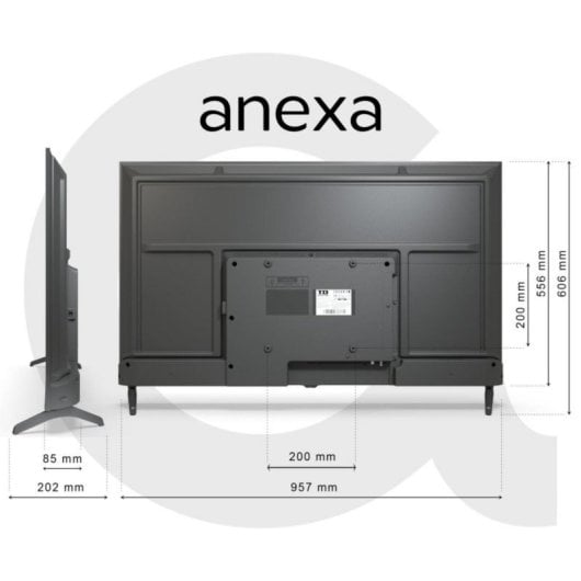 Anexa SMART43C02UG 43" DLED 4K Ultra HD Smart TV Google TV HDR10