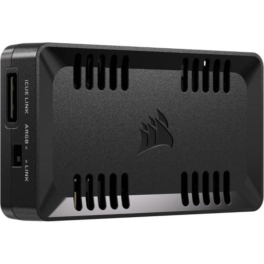 Contrôleur ventilateur et éclairage Corsair COMMANDER DUO iCUE LINK, 12 ventilateurs, ARGB Daisy-Chain, noir