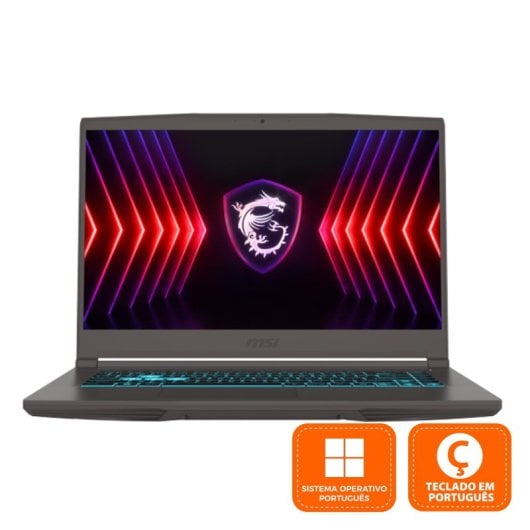 MSI Thin 15 B12VE-1631PT Intel Core i5-12450H/16GB/512GB SSD/RTX 4050/15.6'' (PT)