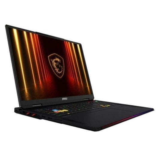 MSI Raider 18 HX AI A2XWIG-275PT, processeur Intel Core Ultra 9 285HX, 32 Go, SSD 1 To, carte graphique RTX 5080, 18 pouces (PT)