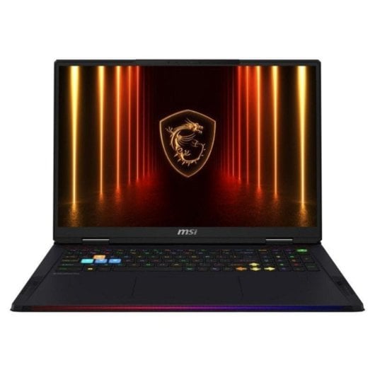 MSI Raider 18 HX AI A2XWIG-275PT, processeur Intel Core Ultra 9 285HX, 32 Go, SSD 1 To, carte graphique RTX 5080, 18 pouces (PT)