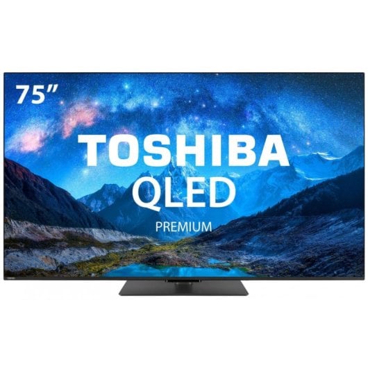 Toshiba 75QV3F63DG 75" QLED 4K UltraHD Smart TV VIDAA HDR10 Dolby Atmos