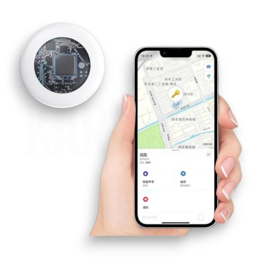 Tag Localizador GPS Compacto Control App Android iOS Alarma Agua Polvo Larga Duración