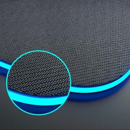 Tappetino Gaming Qi Wireless RGB 15W superfice microtesturizzata base antiscivolo