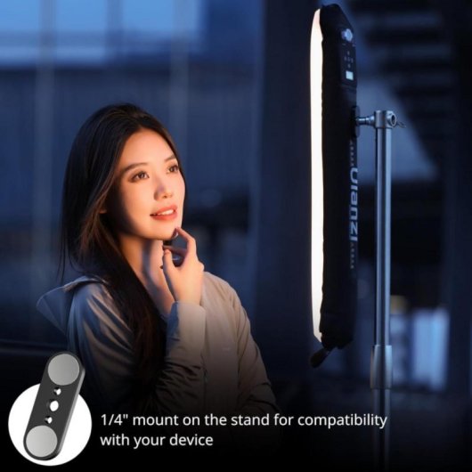 Luce LED Ulanzi UA12 Tubo Gonfiabile 12W 2700K-6500K RGB Magnetica Portatile