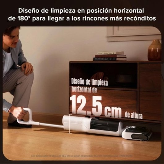Aspirador Sem Fios Roborock F25 GT 20000Pa Autolimpeza água quente autonomia 35min