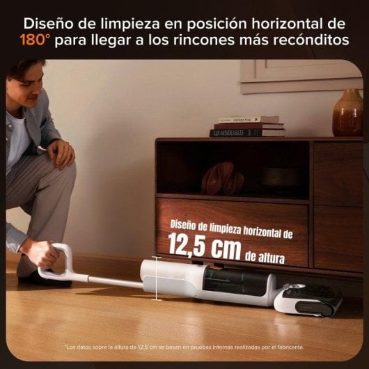 Aspirador Lava e Aspira sem Fio Roborock F25 GT 20000Pa 35min Autolimpeza Seco e Húmido