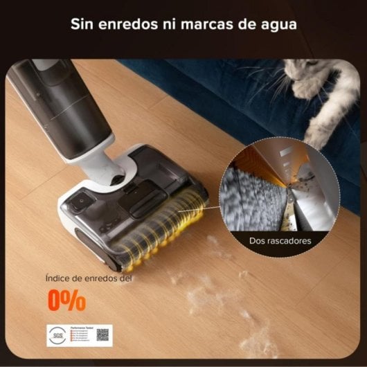 Aspirador Sem Fios Roborock F25 GT 20000Pa Autolimpeza água quente autonomia 35min