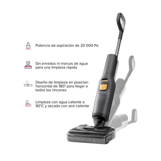 Aspiradora sin cable Roborock F25 BX 20000 Pa Sensor DirTect Autolimpieza 60min