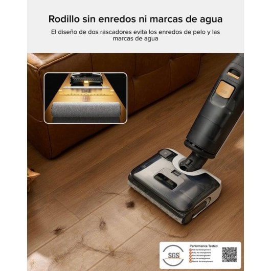 Aspirador sem Fio Roborock F25 BX 20000Pa 60min Sensor DirTect Autolimpeza Animais