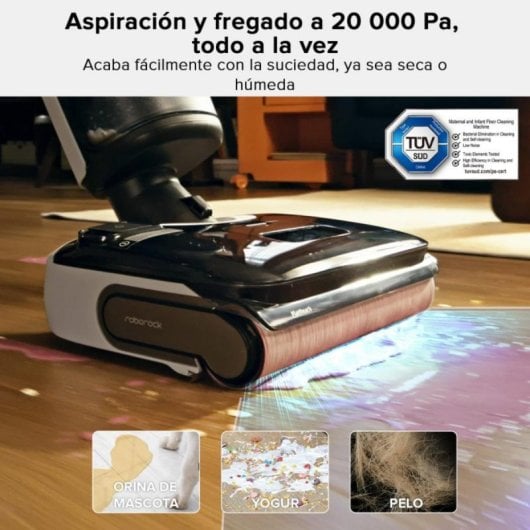 Aspirador sem fios Roborock F25 20000 Pa Sensor DirTect Autolimpeza 60min