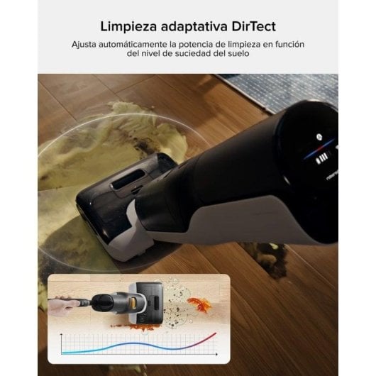 Aspirador sem Fio Roborock F25 BX 20000Pa 60min Sensor DirTect Autolimpeza Animais