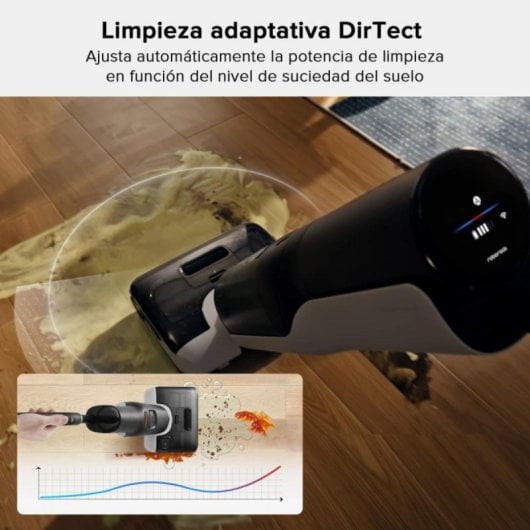 Aspirador sem fios Roborock F25 20000 Pa Sensor DirTect Autolimpeza 60min