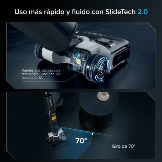 Aspirador Sem Fio Roborock F25 XT 20 000 Pa Sensor DirTect Autolimpeza 60 min app