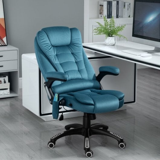 Vinsetto Silla De Oficina Con Masaje De 6 Puntos De Masaje Función Basculante