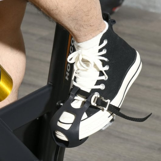 Homcom Bicicleta Estática Resistencia Ajustable Volante Inercia 8kg 103x48x115cm