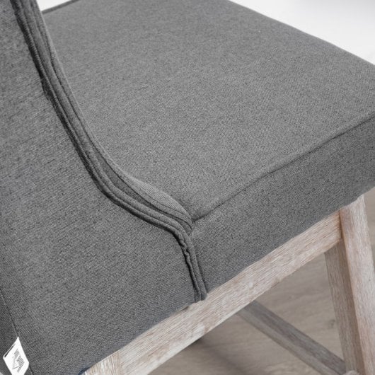Homcom Juego De 2 Taburetes De Bar Con Respaldo Reposapiés 46x57x101 Cm Gris