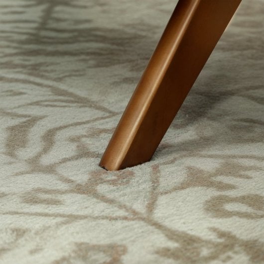Homcom Reposapiés De Salón De Tela En Pana Con Asiento Acolchado Patas Gris