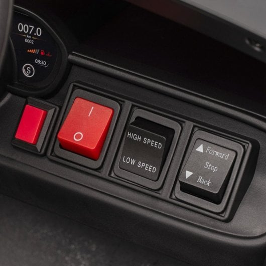 Aiyaplay Coche Eléctrico Para Niños De Policía Con Mando A Distancia Multicolor