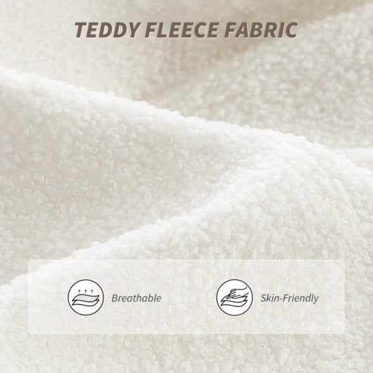 Homcom Cadeira de Escritório com Apoio para Pés e Estofo em Pele Creme