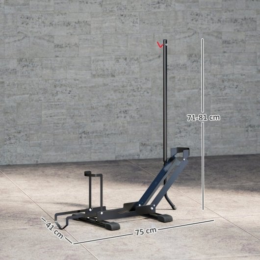Sportnow Soporte Para Bicicletas De Suelo Plegable Portátil Altura Ajustable