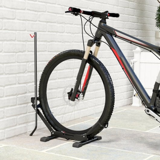Sportnow Soporte Para Bicicletas De Suelo Plegable Portátil Altura Ajustable