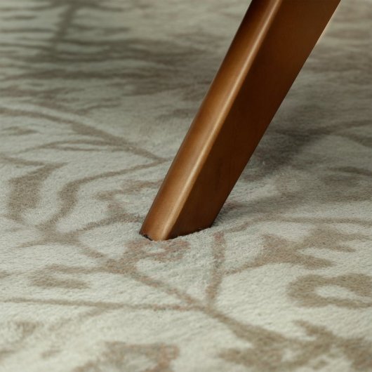 Homcom Reposapiés De Salón De Tela En Pana Con Asiento Acolchado Patas Beige