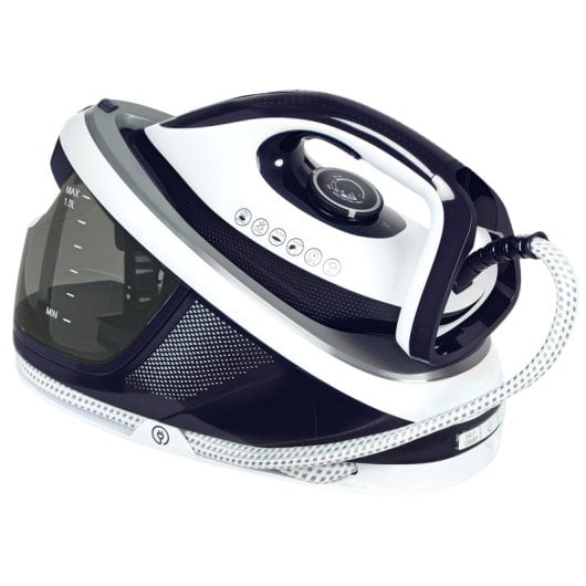 Homcom Centro De Planchado 2600w 100 G/min 8 Bares Función Eco Azul