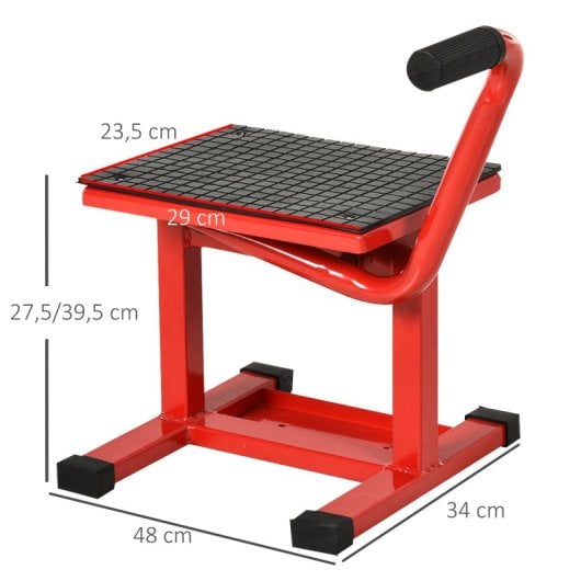 Durhand Plataforma Elevadora Para Motocicletas Altura Ajustable 27,5-39,5 Cm