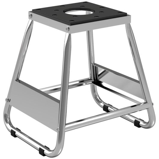 Homcom Caballete Tipo Soporte Elevador De Motocross Carga 500 Kg Desmontable