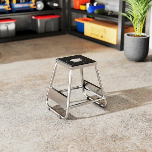 Homcom Caballete Tipo Soporte Elevador De Motocross Carga 500 Kg Desmontable