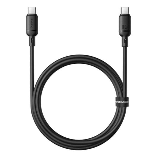 USB-C Kabel Baseus Silky Series 1m 100W Schnelllade Silikon Schwarz
