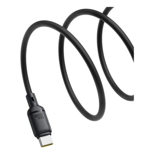 USB-C Kabel Baseus Silky Series 1m 100W Schnelllade Silikon Schwarz