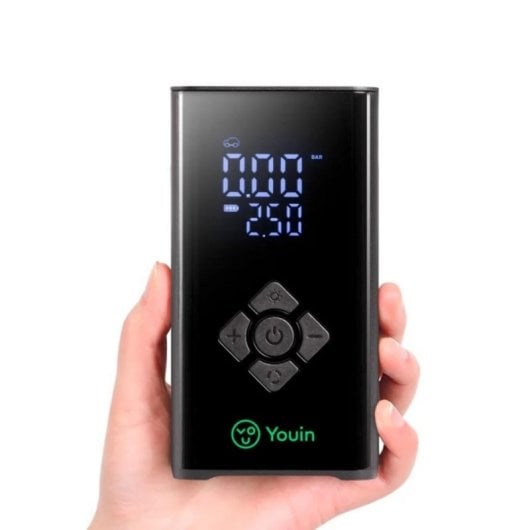 Compresor de aire Youin MA1022 Portátil 2000 mAh USB-C Linterna 150 PSI