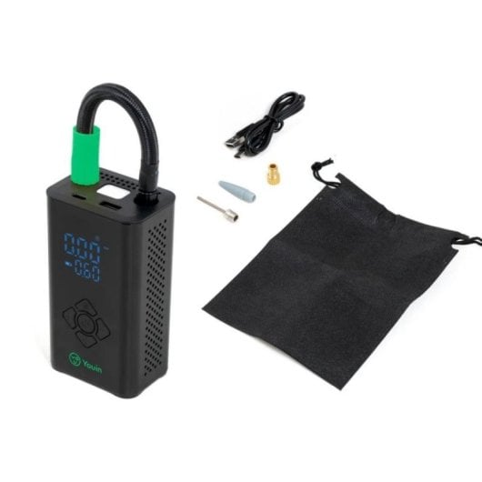 Compresor de aire Youin MA1022 Portátil 2000 mAh USB-C Linterna 150 PSI