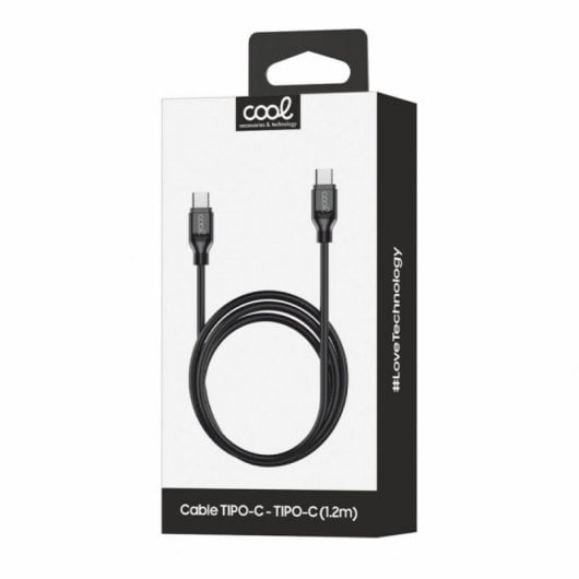Cable USB Tipo C COOL 1m carga rápida 45W QC3.0 PD sincronización datos