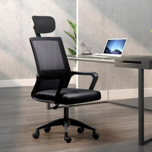 Sillón Oficina COOL Basic Ergonomía AIR Reposabrazos Pistón 150 kg Giratorio