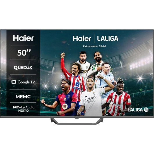 TV Haier H50S80EUX 50" QLED 4K UltraHD Smart TV Google TV HDR10+ Dolby Vision